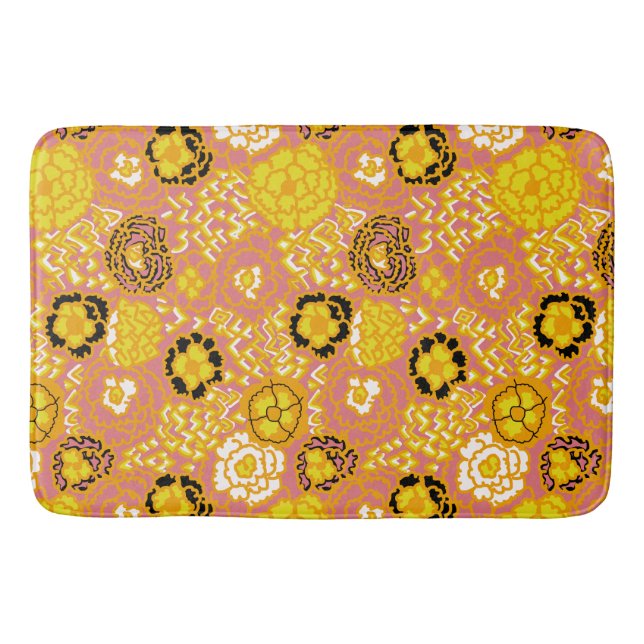 Tapis De Bain Pastèque Citron Or (Devant)