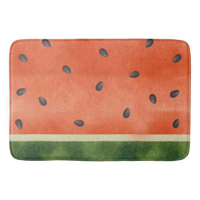 Tapis De Bain Pastèque De quelque façon que vous la coupiez Frui (Devant)