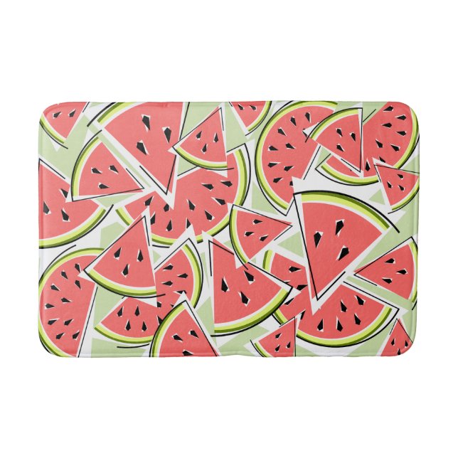 Tapis De Bain Pastèque Paillon de bain vert (Devant)