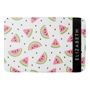 Tapis De Bain Pastèque Rose, Pâtes De Pâques, Votre Nom