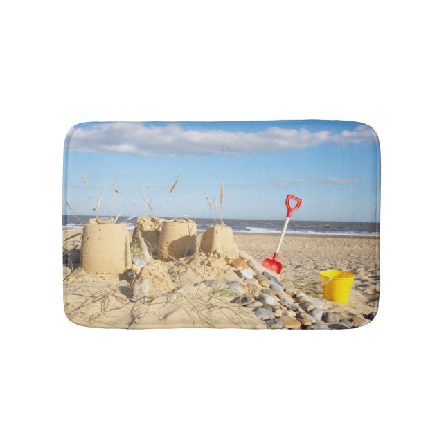 Tapis De Bain Pâté de sable à la plage (Devant)