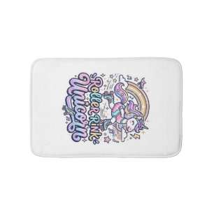 Tapis De Bain Patinoire Licorne Autocollant Vectoriel Premium Li