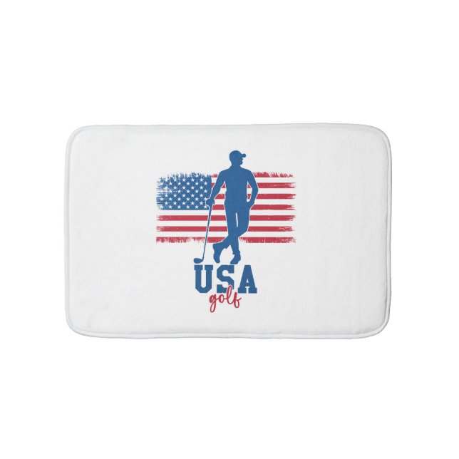 Tapis De Bain Patriotic Golf USA (Devant)