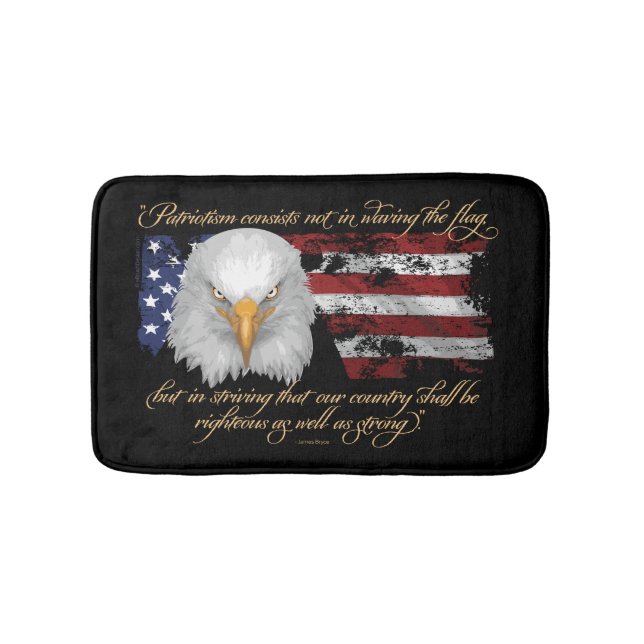 Tapis De Bain Patriotisme juste (Devant)