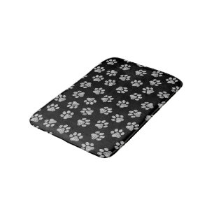 Tapis De Bain Patrouilles de Doodle, Paws de Chien, Paws Blanche