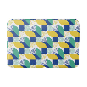 Tapis De Bain Patters bleus