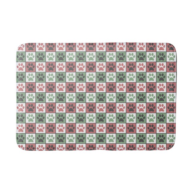 Tapis De Bain Patters de Red and Green (Devant)
