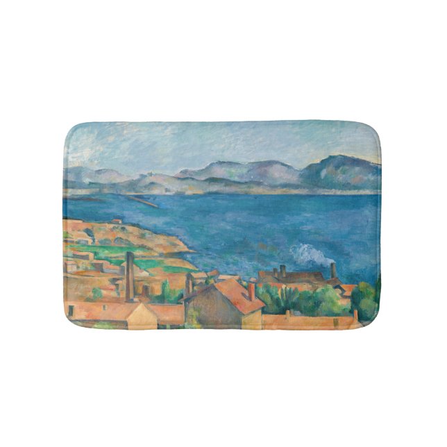 Tapis De Bain Paul Cezanne - Baie de Marseille, vue d'Estaque (Devant)