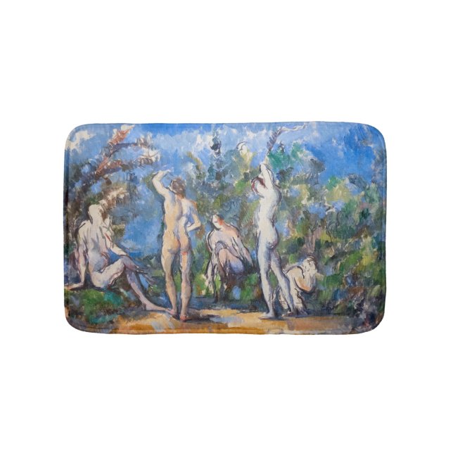 Tapis De Bain Paul Cezanne - Cinq Bathères (Devant)