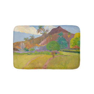 Tapis De Bain Paul Gauguin - Paysage tahitien