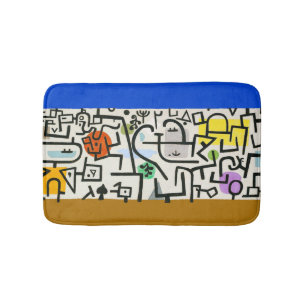 Tapis De Bain Paul Klee Rich Harbour Expressionnisme Abstrait