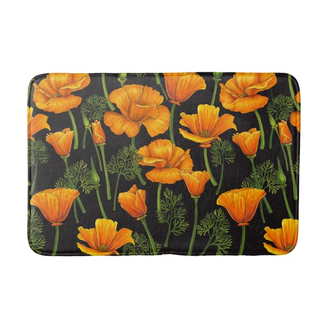 Tapis De Bain Pavot de Californie (Devant)