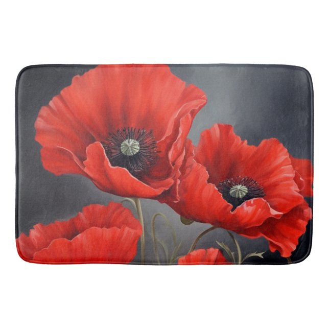 Tapis De Bain Pavot rouge (Devant)