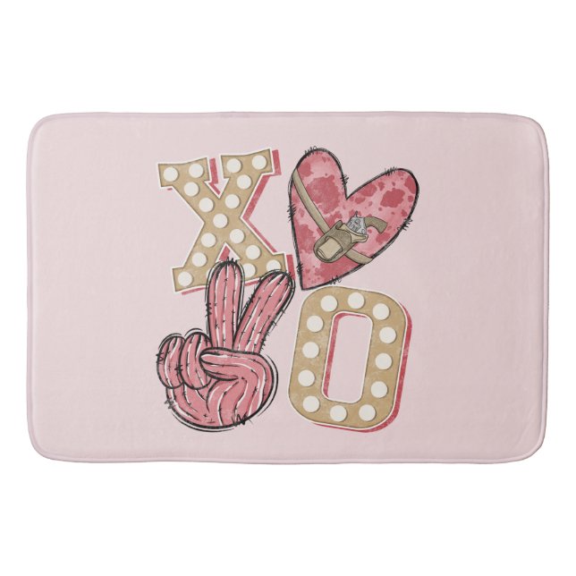Tapis De Bain Pays XOXO - L'amour de l'Ouest sauvage (Devant)