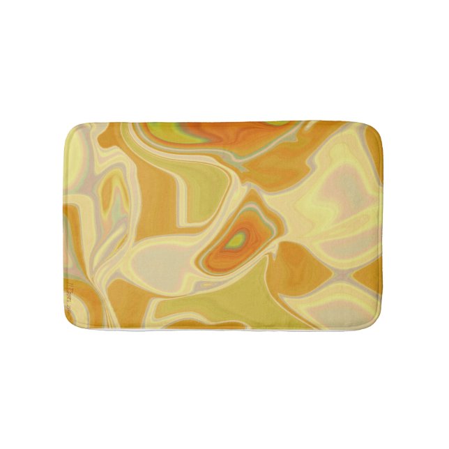 Tapis De Bain Paysage de rêve en or (Devant)