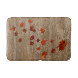Tapis De Bain Paysage en chute Feuille
