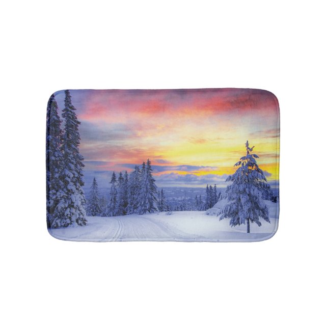 Tapis De Bain Paysage hivernal (Devant)