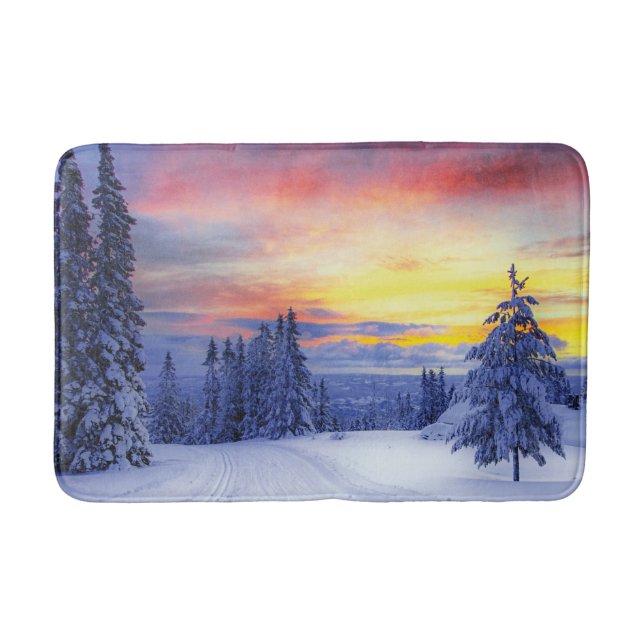 Tapis De Bain Paysage hivernal (Devant)