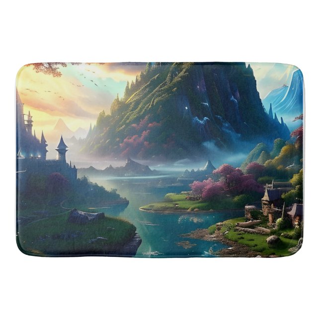 Tapis De Bain Paysage pittoresque Quatre (Devant)