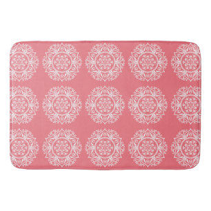 Tapis De Bain Peach Mandala