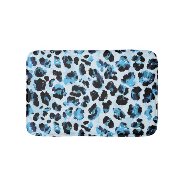 Tapis De Bain Peau de Cheetah léopard : Aquarelle teinture Vinta (Devant)
