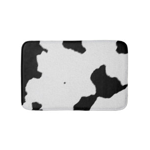 Tapis De Bain Peau de vache laitière
