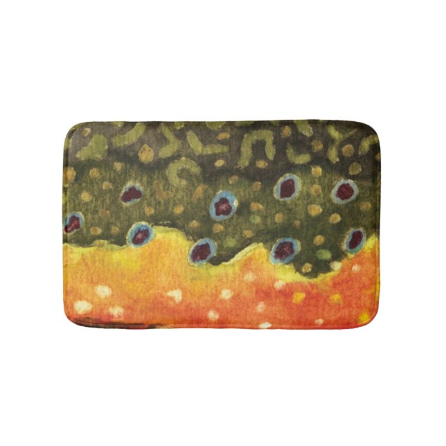 Tapis De Bain Pêche à l'omble de fontaine (Devant)