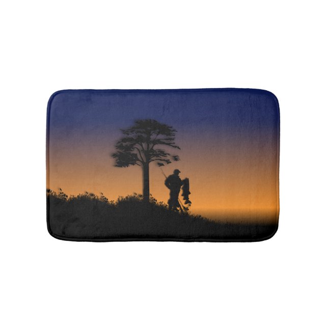 Tapis De Bain Pêcheur à Dusk (Devant)