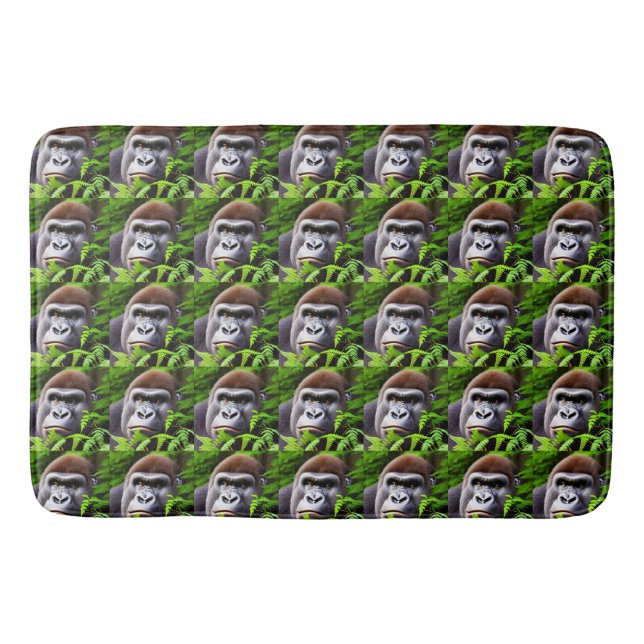 Tapis De Bain Peekaboo Gorilla, Mousse de mémoire (Devant)