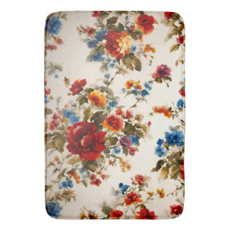 Tapis De Bain Peint Е légant & Délicat Fleurs d'été colorées