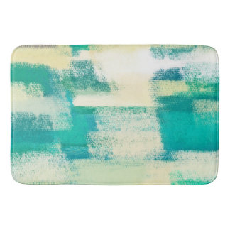 Tapis De Bain Peinture Abstraite | Couleurs Dynamiques