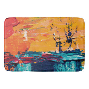 Tapis De Bain Peinture Artistique Design moderne
