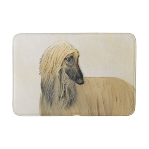 Tapis De Bain Peinture de la hache afghane - jolie art original