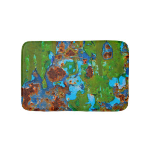 Tapis De Bain Peinture de Peeling en métal rustique Vintage - do