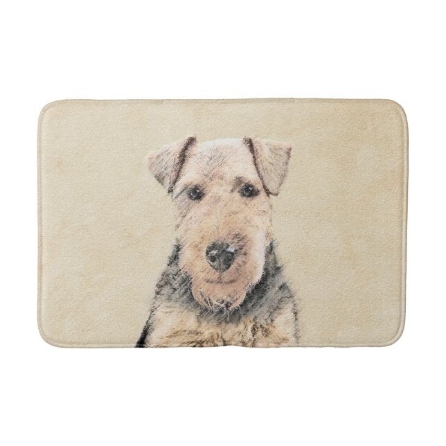 Tapis De Bain Peinture galloise Terrier - Cute Original Chien Ar (Devant)