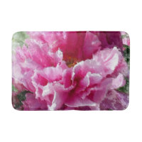 *~* Peinture originale d'art floral au pivoine ros