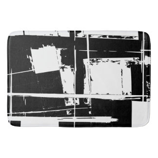 Tapis De Bain Peinture rugueuse abstraite