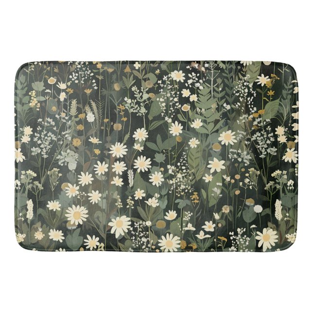 Tapis De Bain Pénélope Fleur de marais foncés (Devant)
