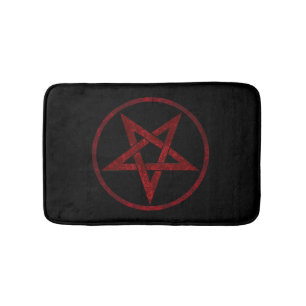 Tapis De Bain Pentagram Red Devil