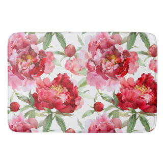 Tapis De Bain Peony blossoms Bath Mat