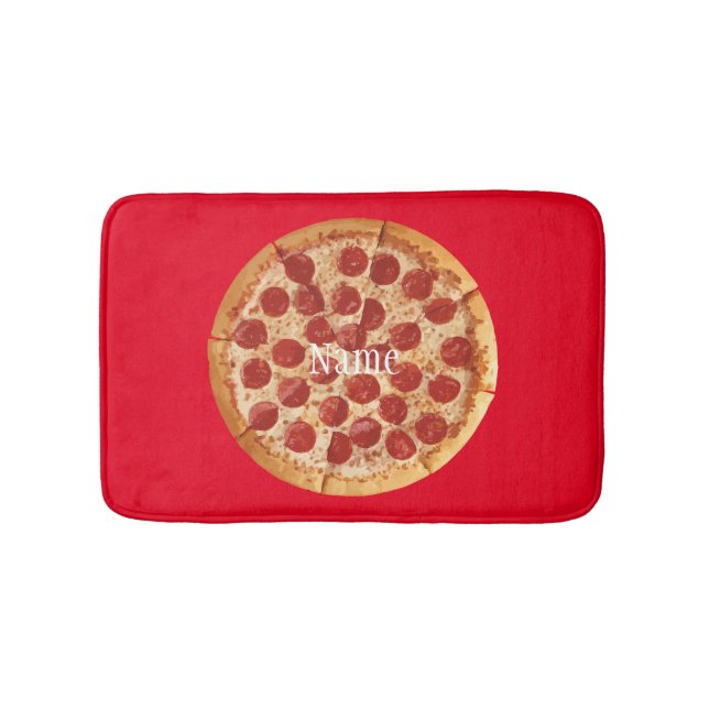 Tapis De Bain Pepperoni Pizza Thunder_Cove (Devant)
