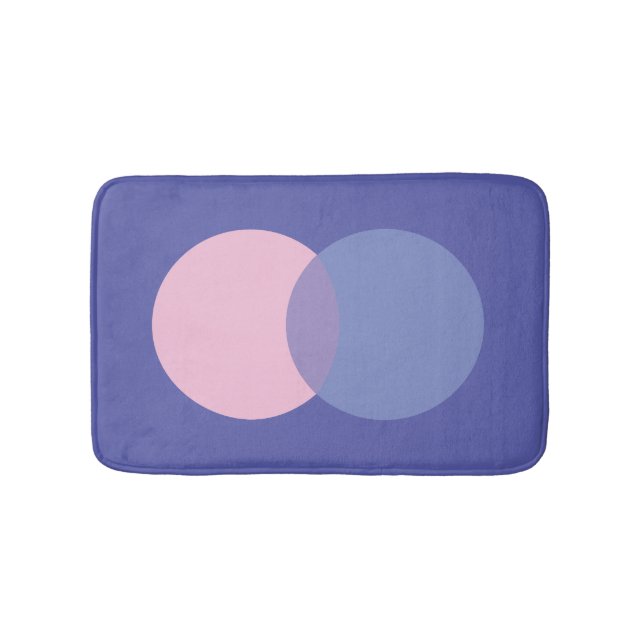 Tapis De Bain Périvent et rose (Devant)