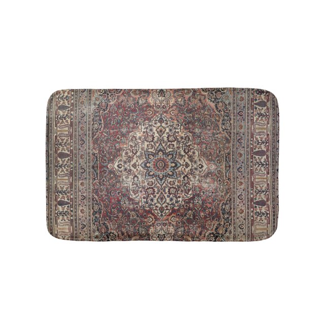 Tapis De Bain Persia Doroksh Dusty Dull Blue Gray Green  (Devant)