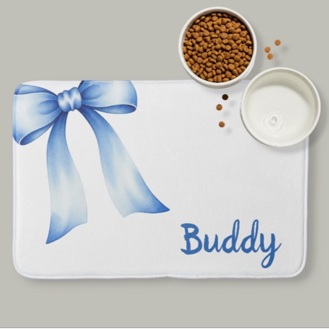 Tapis De Bain Personalized Pet Placemat - White Placemat  (Créateur téléchargé)