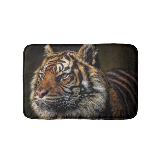 Tapis De Bain Personalized Wild Animal Tiger (Devant)