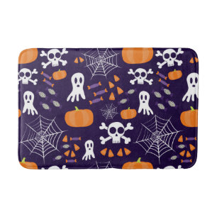Tapis De Bain Personnages amusants et effrayants d'Halloween