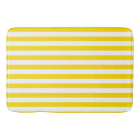 Personnalisé Jaune blanc Modèle rayé Grand