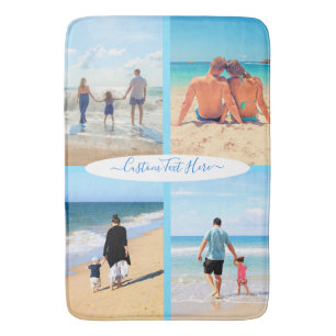 Tapis De Bain Personnalisez votre photo Collage de maillot de ba