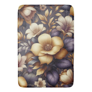 Tapis De Bain Pétales éclairées et brumes violettes