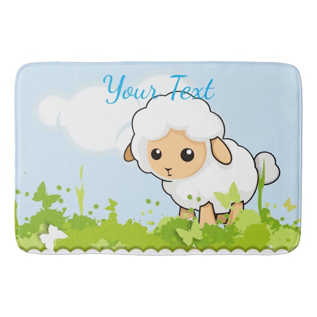 Tapis De Bain Petit Agneau Cutest (Devant)